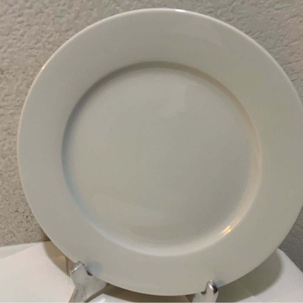 Pier 1 imports 11”Round Coupe Dinner Plate - LUMINOUS WHITE - Pier 1 Porcelain